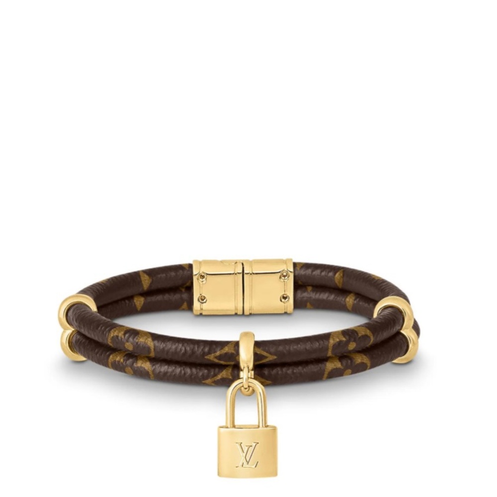 Authentic Louis Vuitton Keep It Twice bracelet with dustbag. Lightly worn.